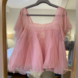 Free People Tulle Blouse -NWT!